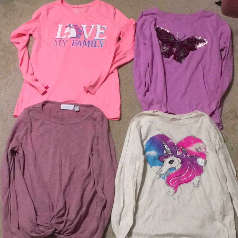 Girls Children Place long sleeve shirts bundle